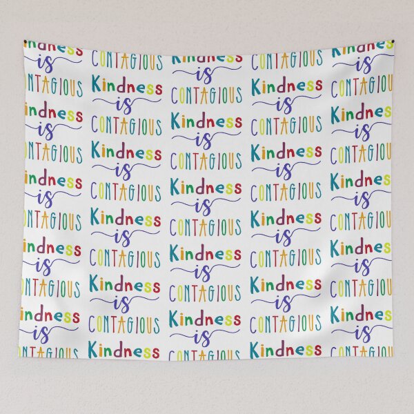 Item preview, Kindness is contagious - acts of kindness - be kind - be nice, kindness spreads designed and sold by smooshfaceutd.