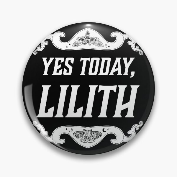 Item preview, Yes Today, Lilith (white on black) designed and sold by OneHorn.