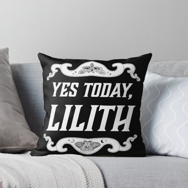 Item preview, Yes Today, Lilith (white on black) designed and sold by OneHorn.