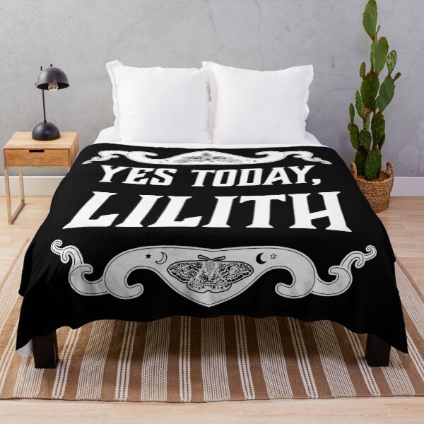 Item preview, Yes Today, Lilith (white on black) designed and sold by OneHorn.