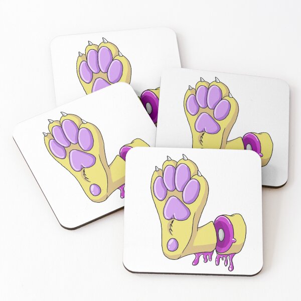 Item preview, Goo Paw - Yellow + Purple designed and sold by TookFluff.