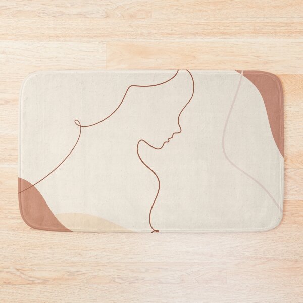 Item preview, Feminine line illustration in earth tones designed and sold by roseende.