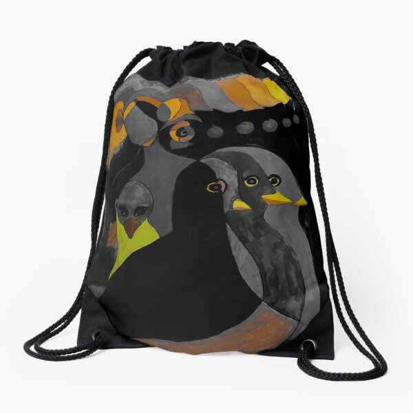 Streaming Consciousness Drawstring Bag