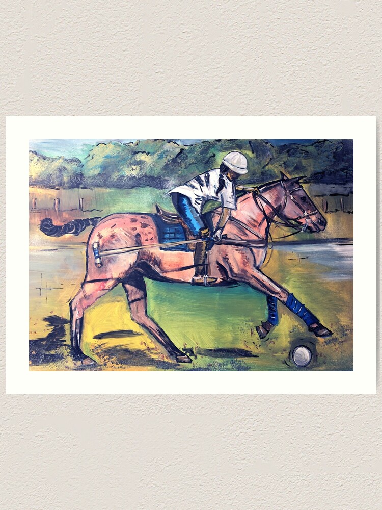 Alternate view of Dream team polo Art Print