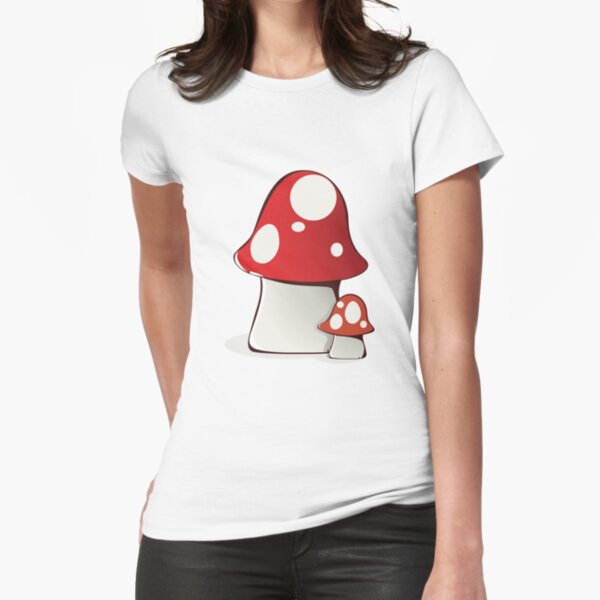 Magic mushrooms Fitted T-Shirt