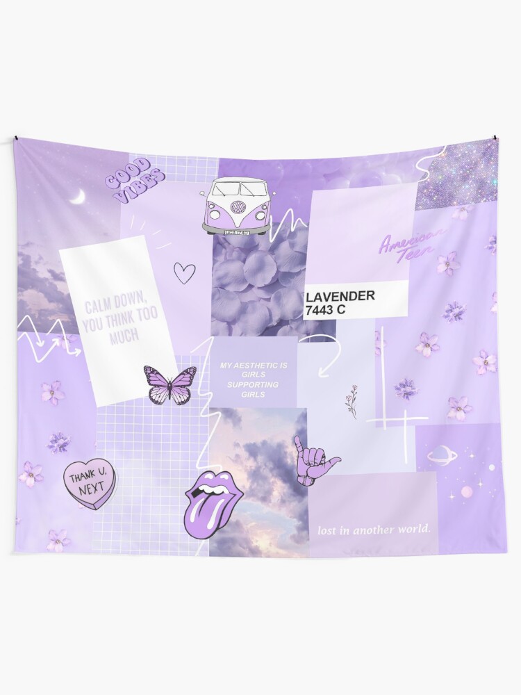 purple aesthetic tapestry