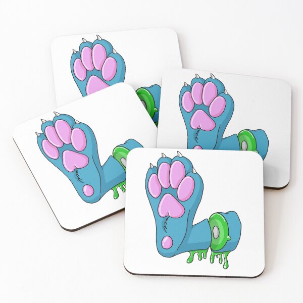 Item preview, Goo Paw - Blue + Green designed and sold by TookFluff.