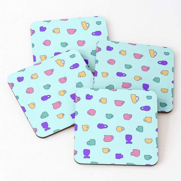 Item preview, Funny Colorful Silhouettes Of Cups designed and sold by tlemskaya.