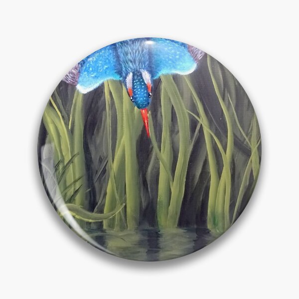 Item preview, The kingfisher diving designed and sold by Evelynejoyofart.
