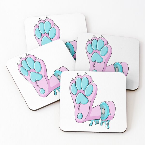 Item preview, Goo Paw - Pink + Blue designed and sold by TookFluff.