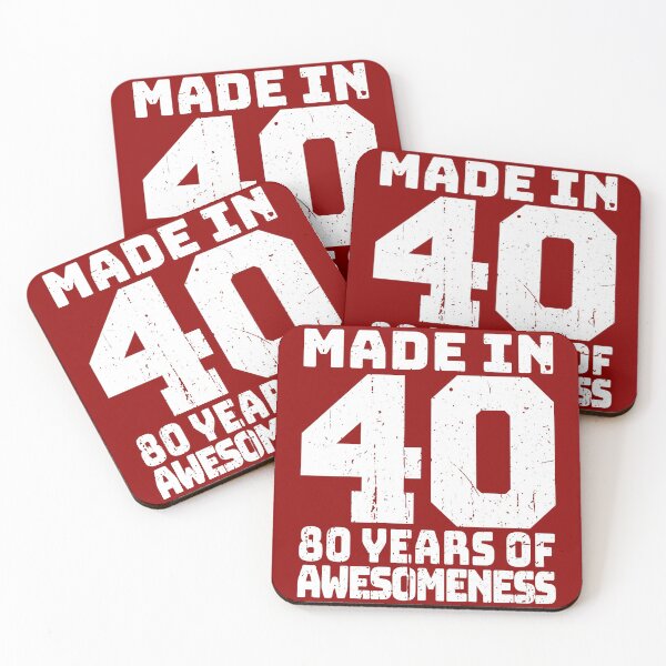 Item preview, Vintage 80th Birthday, Made in 1940 Bday designed and sold by MagicBoutique.