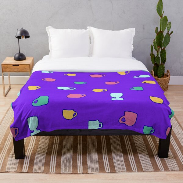Item preview, Funny Colorful Silhouettes Of Cups. Violet version designed and sold by tlemskaya.