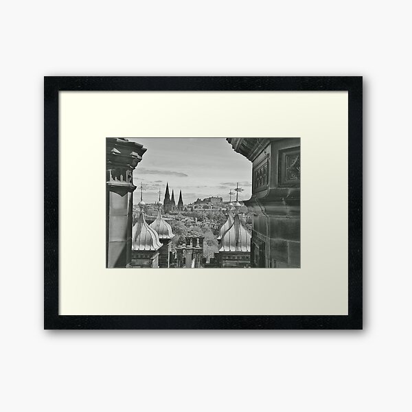 View of the City of Edinburgh Framed Art Print