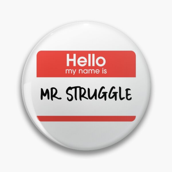 Item preview, Hello My Name is Mr. Struggle Red designed and sold by mhj5503.