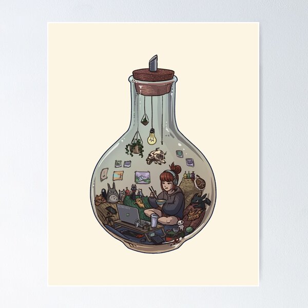 Item preview, Cozy Microcosm designed and sold by jars.drawings.