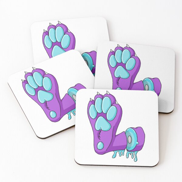 Item preview, Goo Paw - Purple + Blue designed and sold by TookFluff.