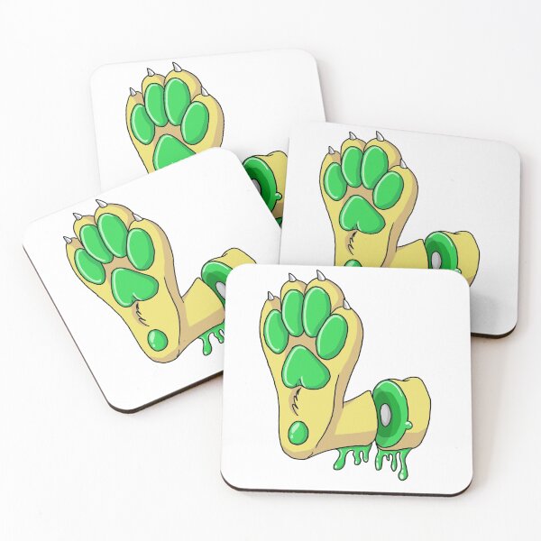 Item preview, Goo Paw - Yellow + Green designed and sold by TookFluff.