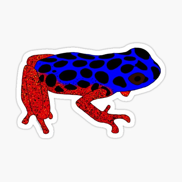 Polyamorous Pride Frog Sticker
