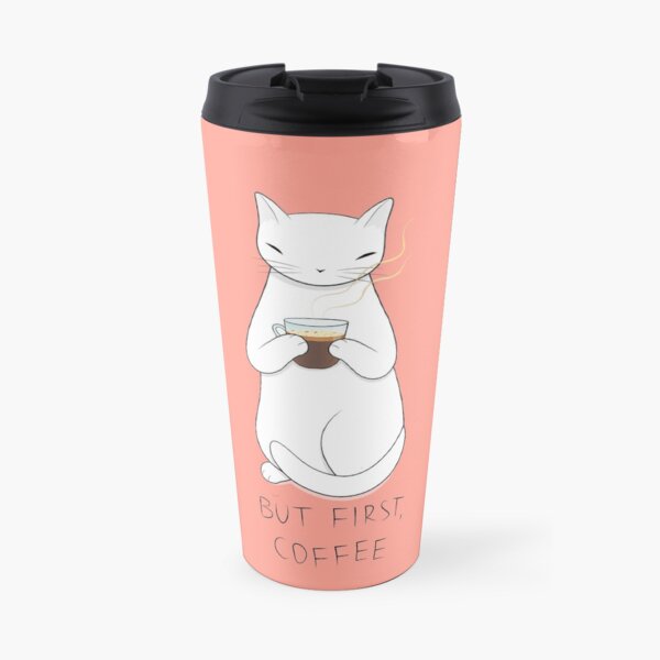 Coffee Cat Travel Coffee Mug