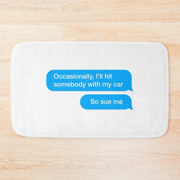 Item preview, Occasionally, I'll hit somebody with my car designed and sold by textingtees.