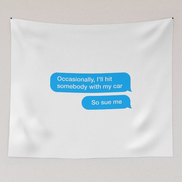 Item preview, Occasionally, I'll hit somebody with my car designed and sold by textingtees.
