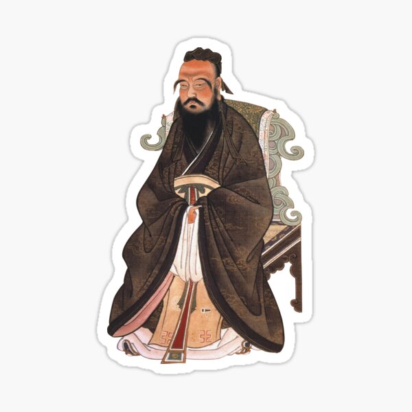 confucius Sticker