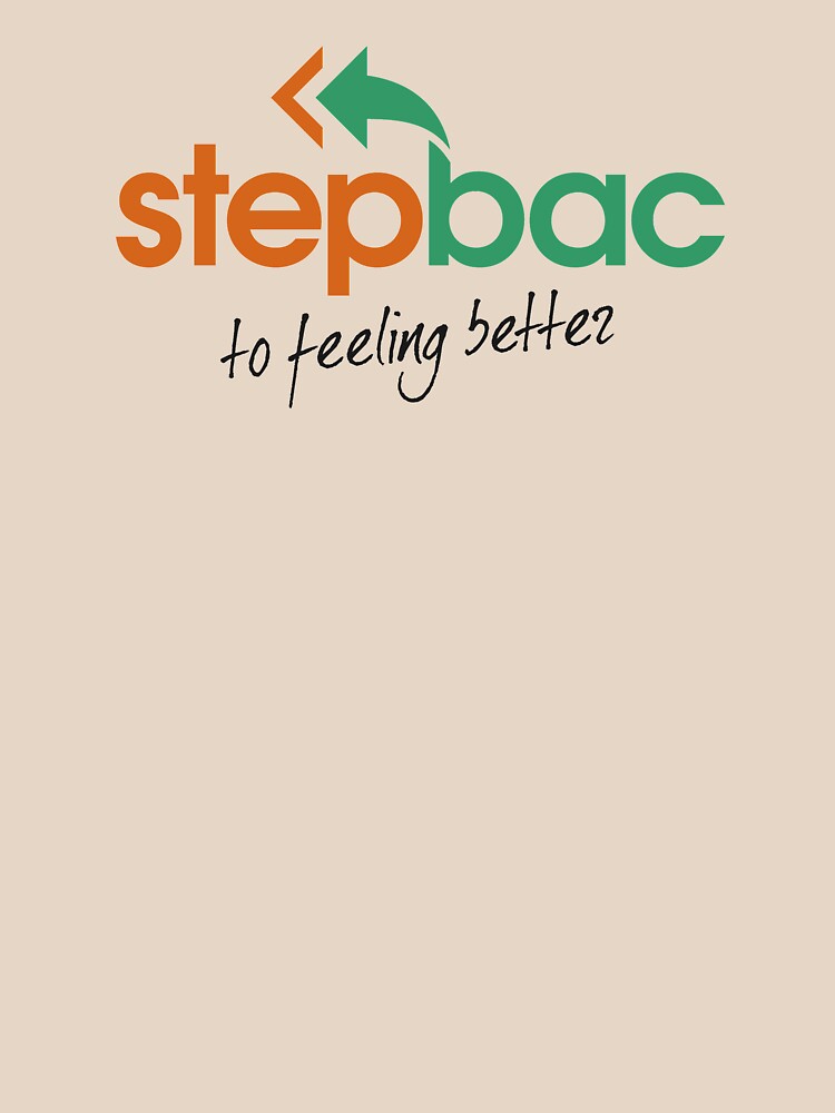 Stepbac to feeling better merchandise by Stepbac
