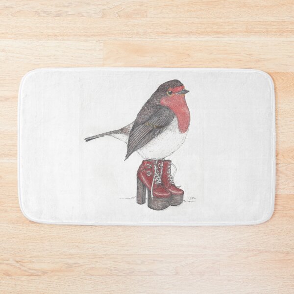Item preview, UK robin in platform shoes designed and sold by JimsBirds.
