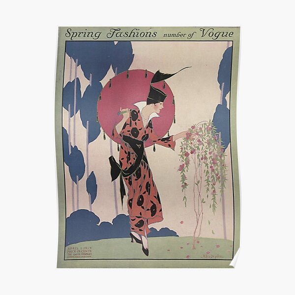 1914 vogue cover Poster