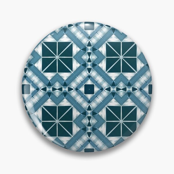 Item preview, Blue Grid Pattern with Diamonds designed and sold by ChangingLight.
