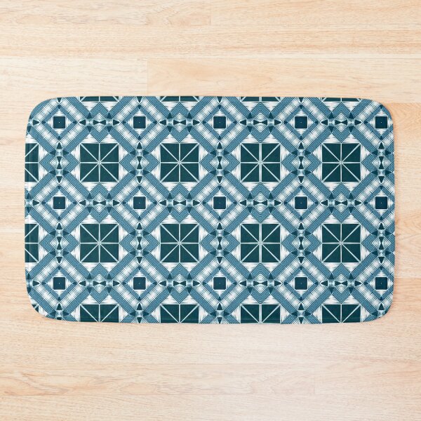 Item preview, Blue Grid Pattern with Diamonds designed and sold by ChangingLight.
