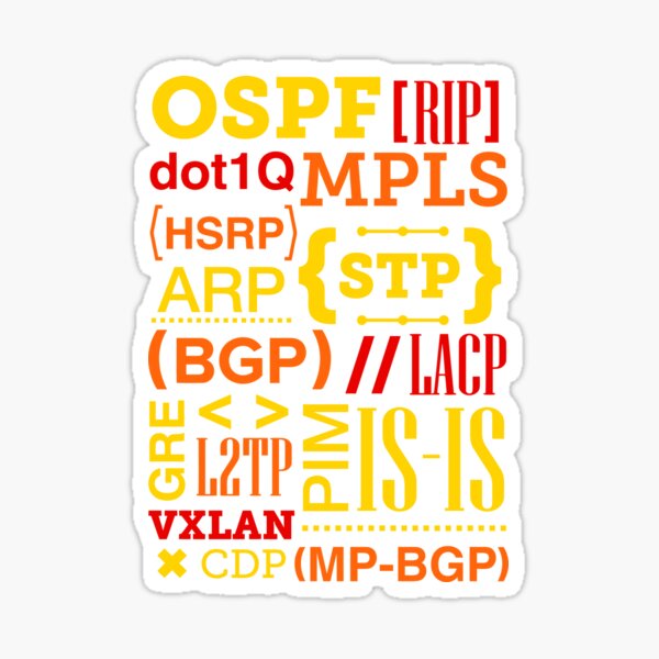 NETWORKING JARGON Sticker