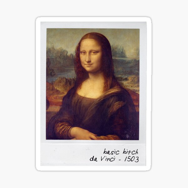 Vista previa del artículo con la obra «leonardo da vinci - perra básica mona lisa», diseñado y vendido por pripple.
