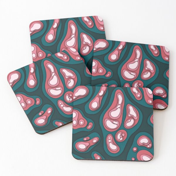 Item preview, Abstract Pink and Green Pattern designed and sold by PhoebeFoster.
