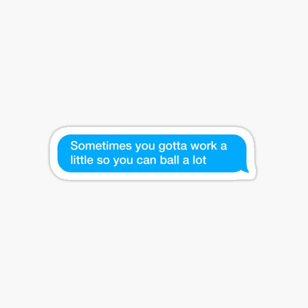 Vista previa del artículo con la obra «A veces tienes que trabajar un poco», diseñado y vendido por textingtees.