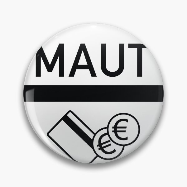 Item preview, Toll route traffic sign designed and sold by Alltag in Deutschland.
