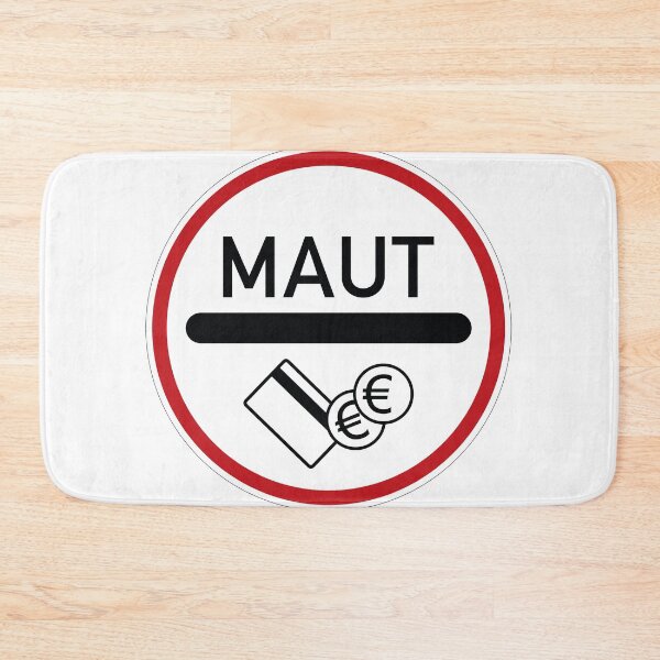 Item preview, Toll route traffic sign designed and sold by Alltag in Deutschland.