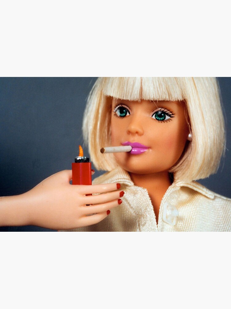 "Smoking Dolls" Sticker for Sale by 3llaWez Redbubble