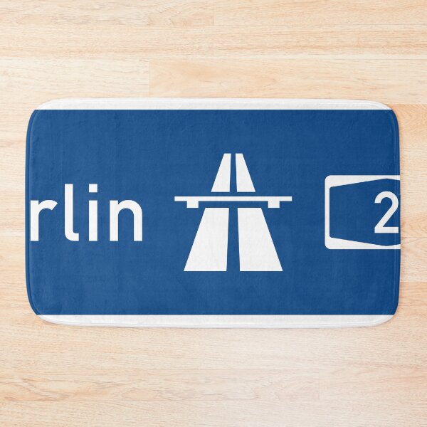 Item preview, Signpost to the A2 motorway to Berlin traffic sign designed and sold by Alltag in Deutschland.