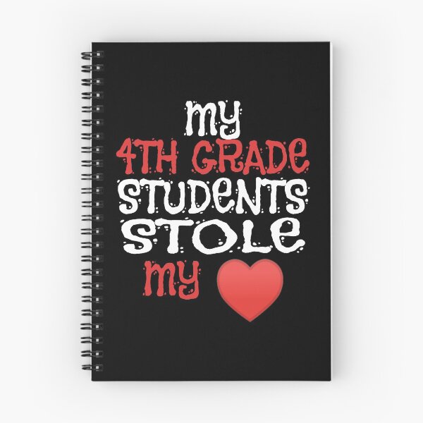 Item preview, My 4th Grade Students Stole My Heart - Teachers graphic designed and sold by RedmonsDesigns.