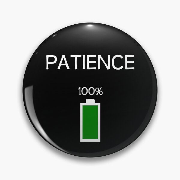 Item preview, Patience, battery icon designed and sold by ZnDigitalPrints.