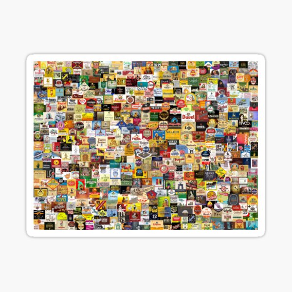 Belgian Beer Sticker