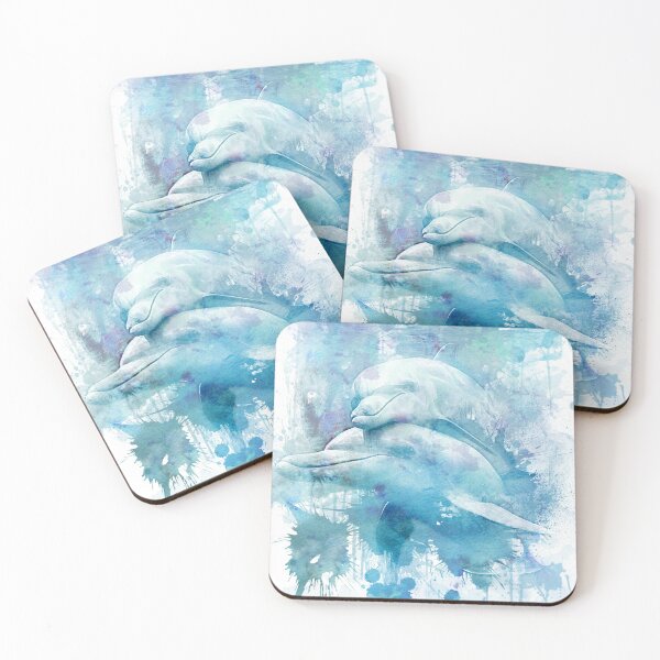 Item preview, Dolphin, water paint designed and sold by hicyrielle.