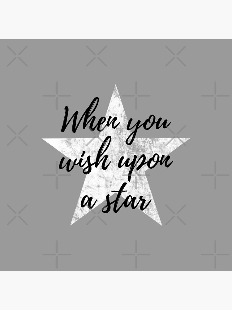 When You Wish Upon A Star Poster By Fandomtrading Redbubble