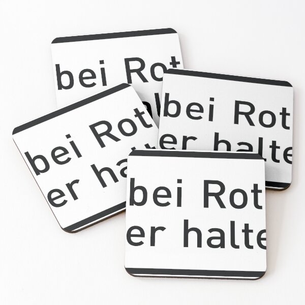 Item preview, traffic signs at red here designed and sold by Alltag in Deutschland.