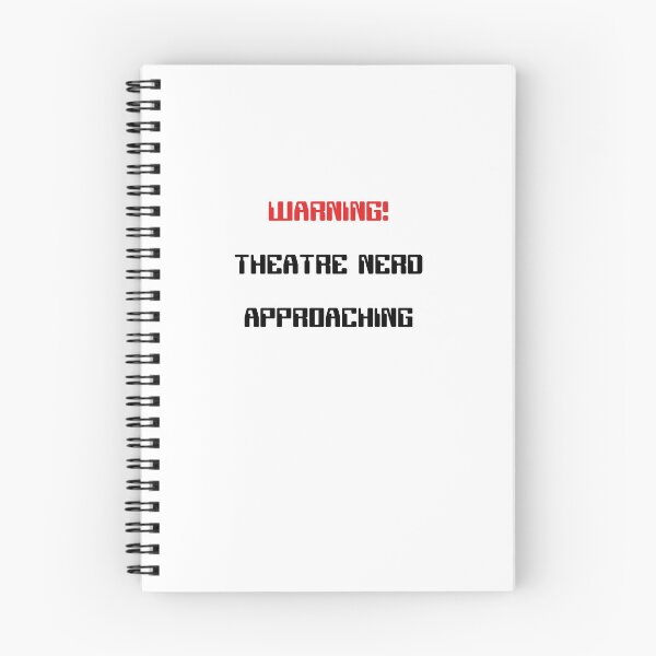 Item preview, Funny Theatre Nerd Approaching Warning Gift designed and sold by Stageystuff.