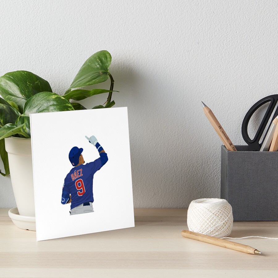 Javier Báez 9 Art Print for Sale by devinobrien