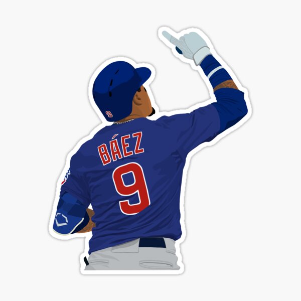 Javier Baez #28 In Styles Sticker for Sale by TacklePack