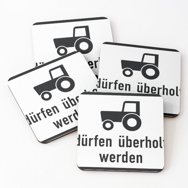 Item preview, Tractors may be overhauled traffic signs designed and sold by Alltag in Deutschland.