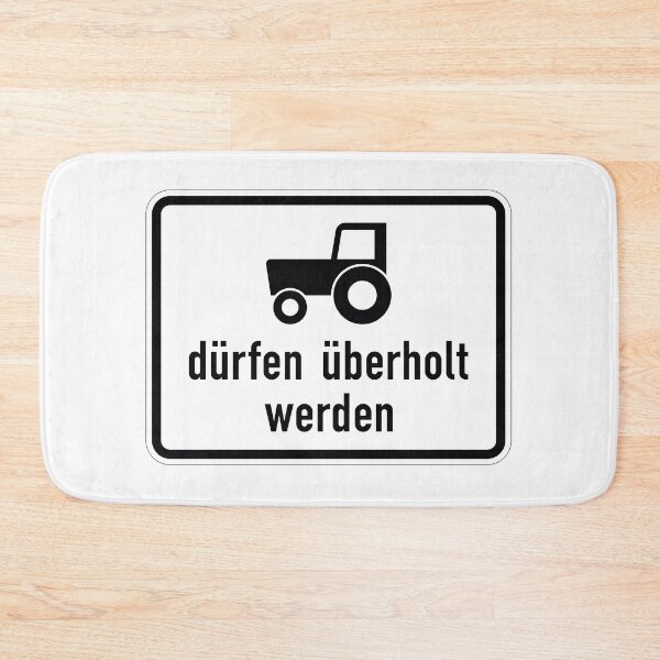 Item preview, Tractors may be overhauled traffic signs designed and sold by Alltag in Deutschland.